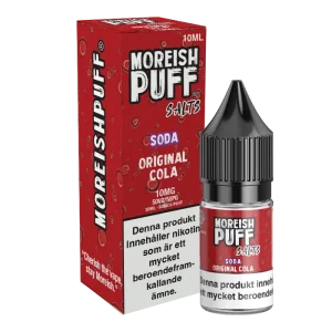 Moreish Puff Soda – Original Cola (10 ml, 10 mg, Nikotinsalt)