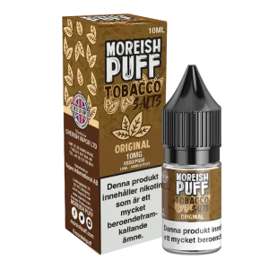Moreish Puff Tobacco – Original Tobacco (10 ml, 10 mg, Nikotinsalt)