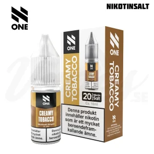 N-One – Creamy Tobacco (10 ml, 20 mg, Nikotinsalt)