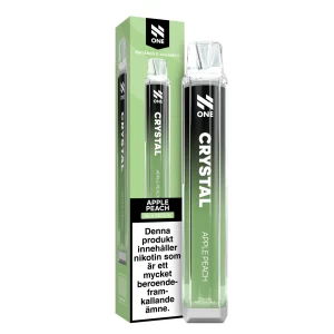 N-One Crystal Mesh – Apple Peach (20 mg, Engångs vape)