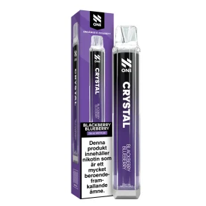 N-One Crystal Mesh – Blackberry Blueberry (20 mg, Engångs vape)