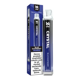 N-One Crystal Mesh – Blue Raspberry (20 mg, Engångs vape)