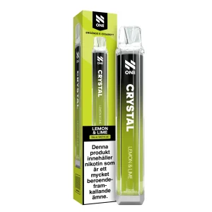 N-One Crystal Mesh – Lemon Lime (20 mg, Engångs vape)