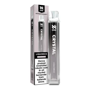 N-One Crystal Mesh – Liquorice (20 mg, Engångs vape)