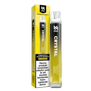 N-One Crystal Mesh – Pineapple Peach Mango (20 mg, Engångs vape)
