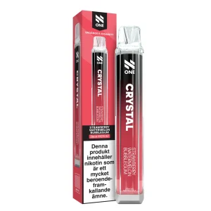 N-One Crystal Mesh – Strawberry Watermelon Bubblegum (20 mg, Engångs vape)
