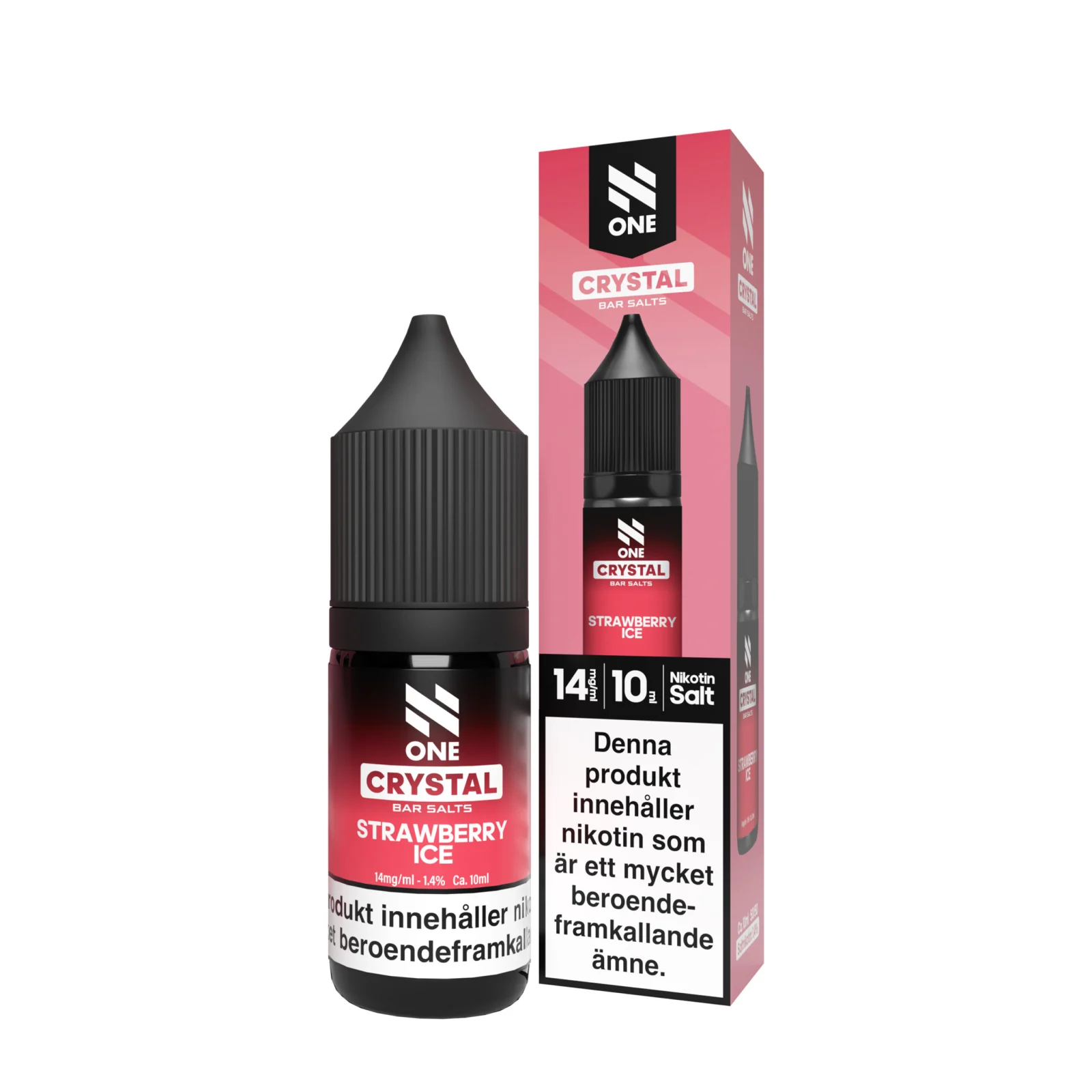 N-One – Strawberry Ice (10 ml, 14 mg, Nikotinsalt)