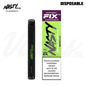 Nasty Fix – Double Apple Shisha (20 mg, Disposable)
