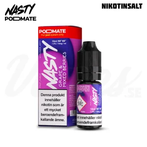 Nasty Podmate Salt – Grape & Mixed Berries (10 ml, 14 mg Nikotinsalt)