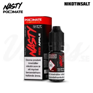 Nasty Podmate Salt – Red Apple (10 ml, 14 mg Nikotinsalt)