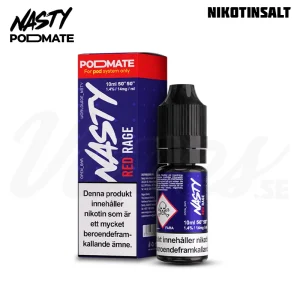 Nasty Podmate Salt – Red Rage (10 ml, 14 mg Nikotinsalt)