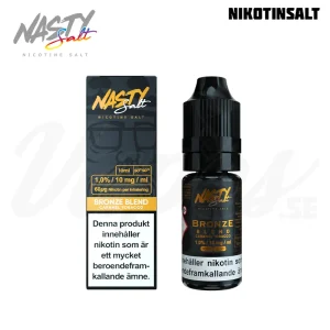 Nasty Salt – Bronze Blend Tobacco (10 ml, 10 mg Nikotinsalt)