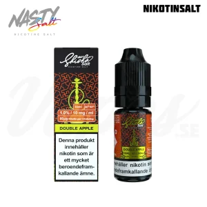 Nasty Salt – Shisha Double Apple (10 ml, 10 mg Nikotinsalt)