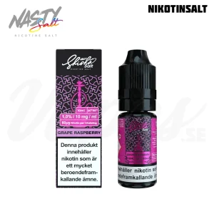 Nasty Salt – Shisha Grape Raspberry (10 ml, 10 mg Nikotinsalt)