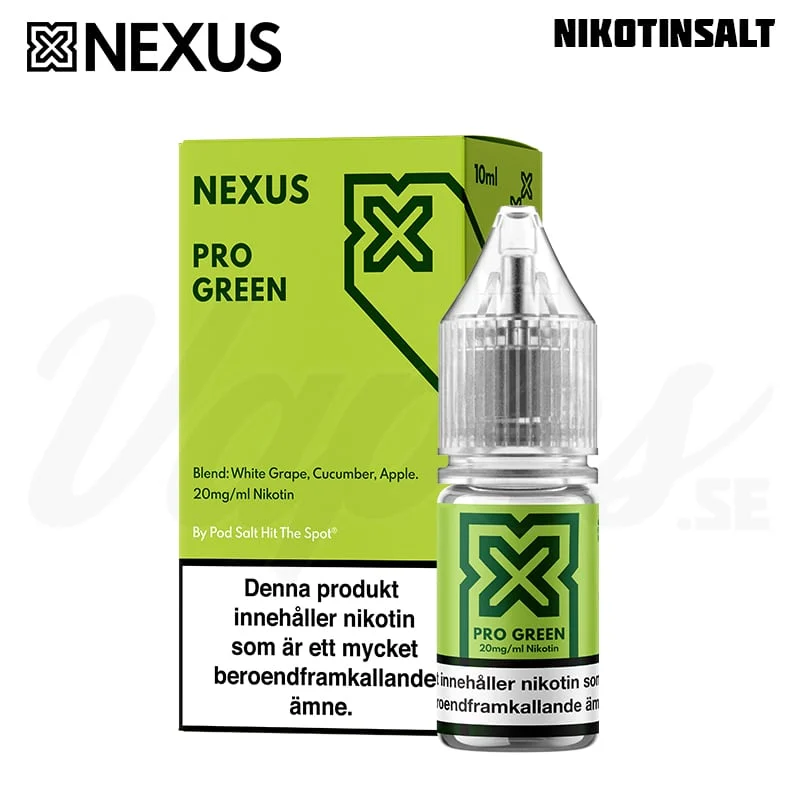 Nexus – Pro Green (10 ml, 20 mg, Nikotinsalt)