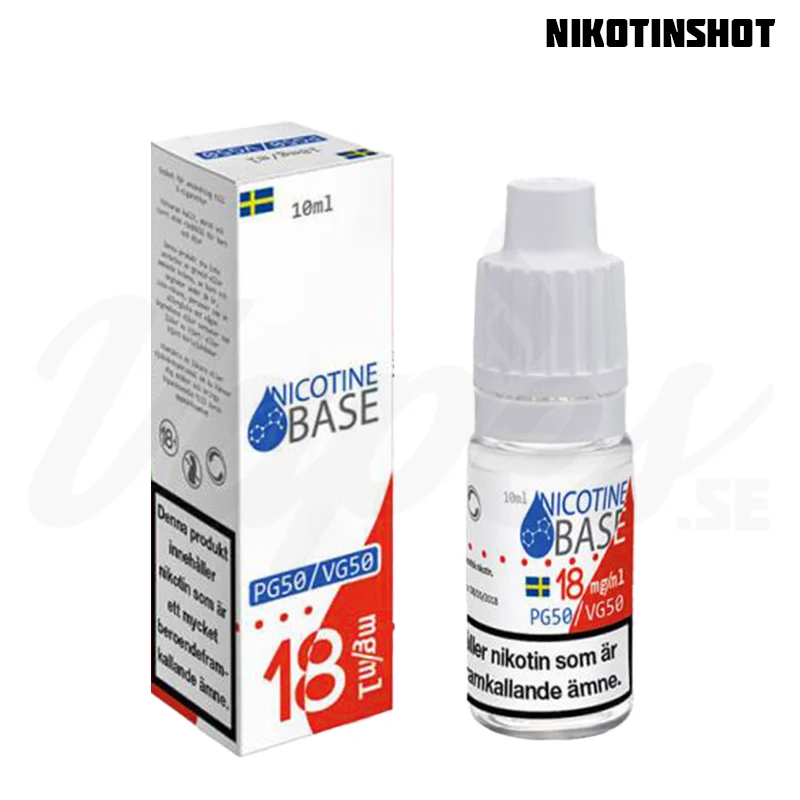 Nicotine Base – Nikotinshot 50VG/50PG (10 ml, 18 mg)
