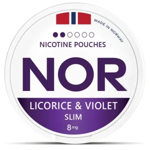 NOR – LICORICE & VIOLET SLIM 8 MG