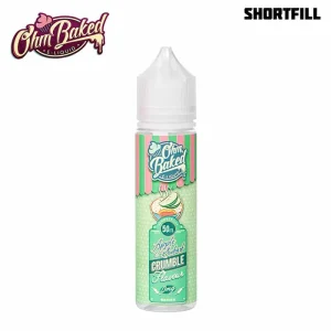 Ohm Baked – Apple & Rhubarb Crumble (50 ml, Shortfill) – Utgått