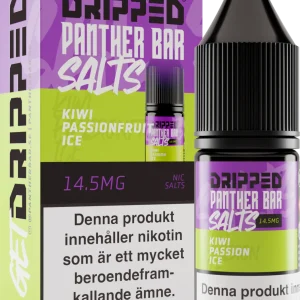 Panther Bar Salts – Kiwi Passionfruit Ice (10 ml, 14,5 mg Nikotinsalt)