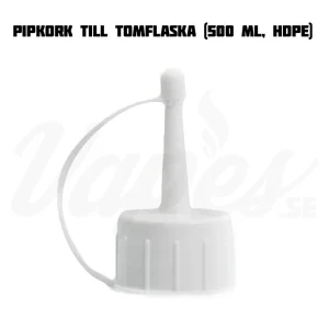 Pipkork till Tomflaska (500 ml, HDPE)