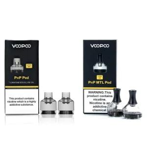 PnP Pods från VooPoo (2-pack, 2-4.5ml)