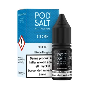 Pod Salt Core – Blue Ice (10 ml, 14 mg, Nikotinsalt)