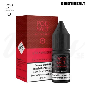 Pod Salt Core – Strawberry (10 ml, 20 mg, Nikotinsalt)