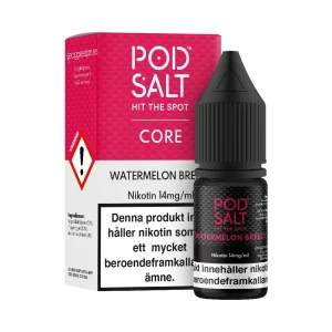Pod Salt Core – Watermelon Breeze (10 ml, 14 mg, Nikotinsalt)
