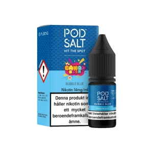 Pod Salt Fusions – Bubble Blue (10 ml, 14 mg, Nikotinsalt)