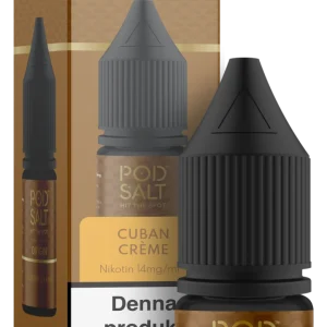 Pod Salt Origin – Cuban Creme (10 ml, 14 mg, Nikotinsalt)