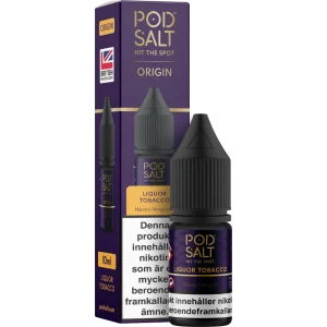 Pod Salt Origin – Liquor Tobacco (10 ml, 14 mg, Nikotinsalt)