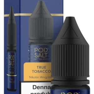 Pod Salt Origin – True Tobacco (10 ml, 14 mg, Nikotinsalt)