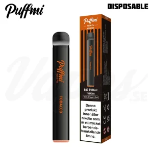 Puffmi TX600 Pro Mesh – Tobacco (20 mg, Disposable)