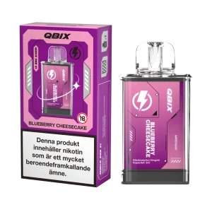 QBIX Pod – Blueberry Cheesecake (14 mg, Engångspod)