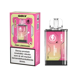 QBIX Pod – Pink Lemonade (14 mg, Engångspod)