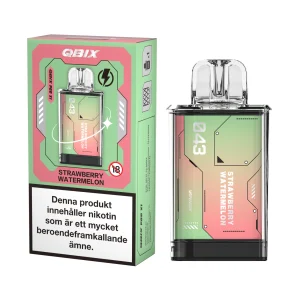 QBIX Pod – Strawberry Watermelon (14 mg, Engångspod)