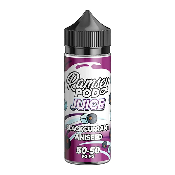 Ramsey Pod Juice – Blackcurrant Aniseed (100 ml, Shortfill)