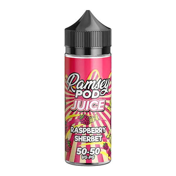 Ramsey Pod Juice – Raspberry Sherbet (100 ml, Shortfill)