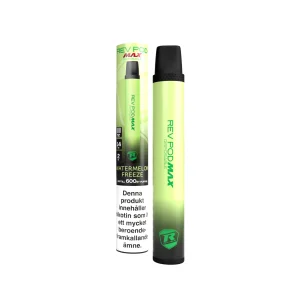 Rev Pod Max – Watermelon Freeze (14 mg, Engångs vape)