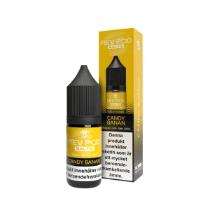 Rev Pod Salts – Candy Banan (10 ml, 14 mg Nikotinsalt)