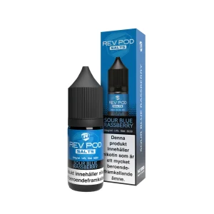 Rev Pod Salts – Sour Blue Raspberry (10 ml, 14 mg Nikotinsalt)