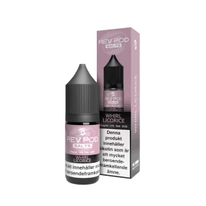 Rev Pod Salts – Whirl Liquorice (10 ml, 14 mg Nikotinsalt)