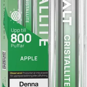 Salt Cristallite – Apple (20 mg, Engångs vape)