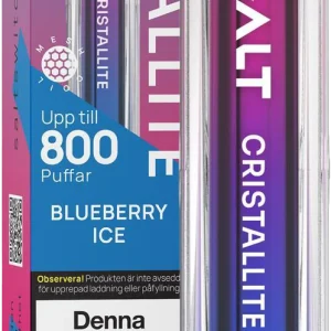Salt Cristallite – Blueberry Ice (20 mg, Engångs vape)