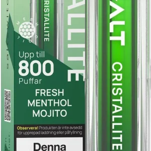 Salt Cristallite – Fresh Menthol Mojito (20 mg, Engångs vape)