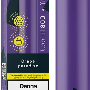 Salt Switch – Grape Paradise (20 mg, Engångs vape)