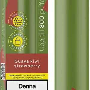 Salt Switch – Guava Kiwi Strawberry (20 mg, Engångs vape)