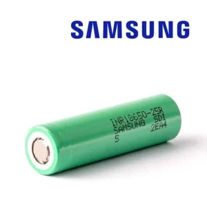 Samsung INR 18650 25R (flat top) 2500 mAh – Utgående