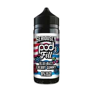 Seriously Pod Fill – Blue Razz Cherry Gummy (100 ml, Shortfill)
