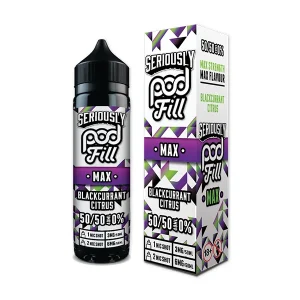 Seriously Pod Fill MAX – Blackcurrant Citrus (40 ml, Shortfill)